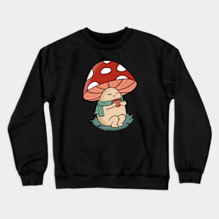 Cozy Mushroom Crewneck Sweatshirt